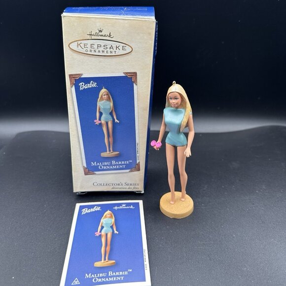 Vtg MALIBU BARBIE Christmas Ornament Keepsake Collectors Series 2003 - Picture 1 of 11